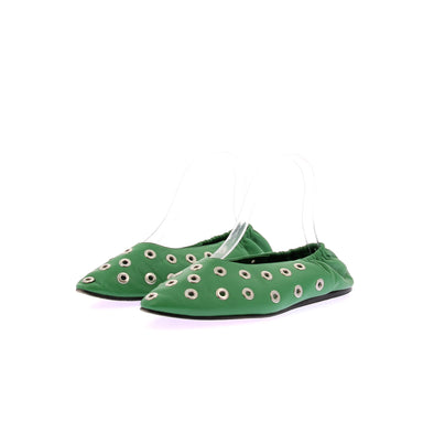 Ballerines vertes "Charlotte"