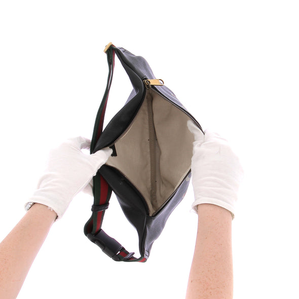 Sac banane en cuir