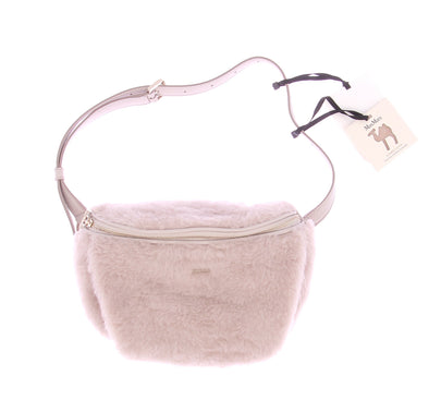 Pochette en peau lainée
