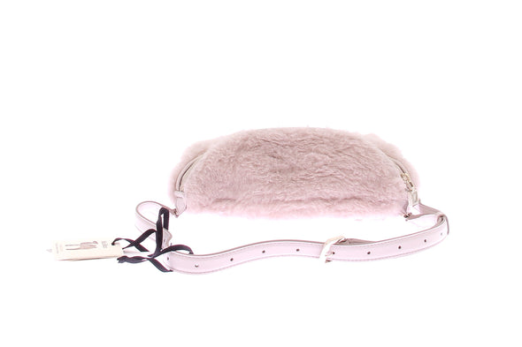 Pochette en peau lainée