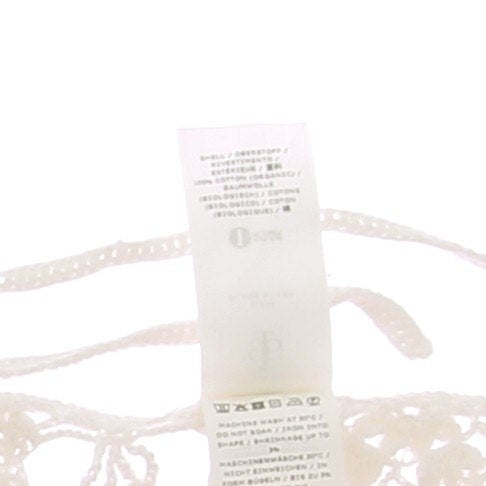 Bandana en crochet blanc