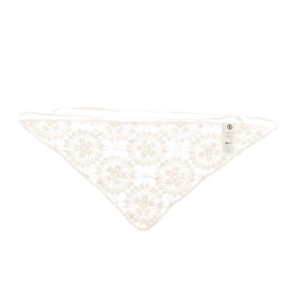 Bandana en crochet blanc