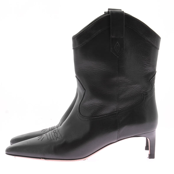 Bottines Santiags en cuir