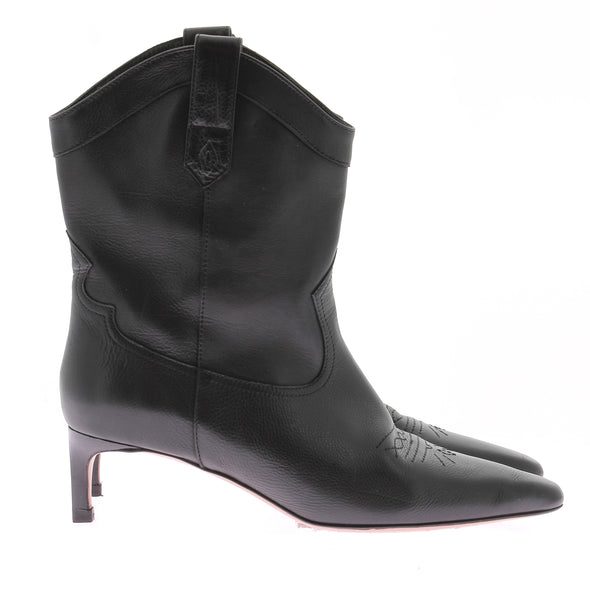 Bottines Santiags en cuir