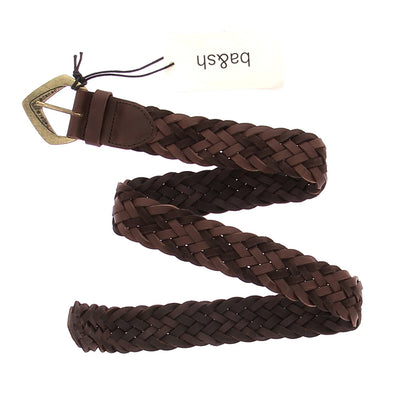 Ceinture en cuir tressée