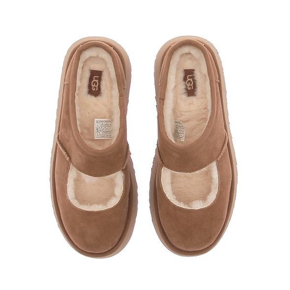 Chaussure à plateformes "Bea Mary Jane" camel