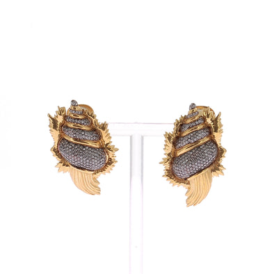Boucles d'oreilles en plaqué or 24 carats