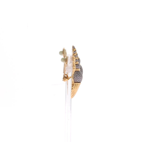 Boucles d'oreilles en plaqué or 24 carats