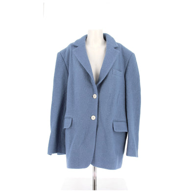 Blazer en laine bleu