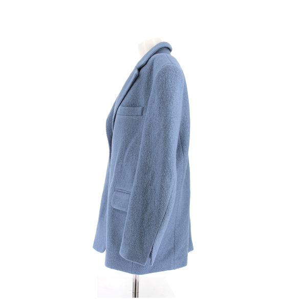 Blazer en laine bleu
