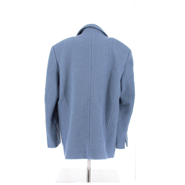 Blazer en laine bleu
