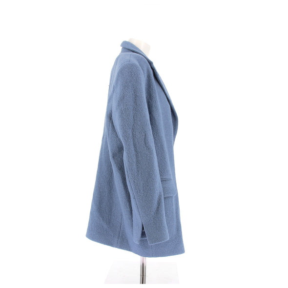 Blazer en laine bleu