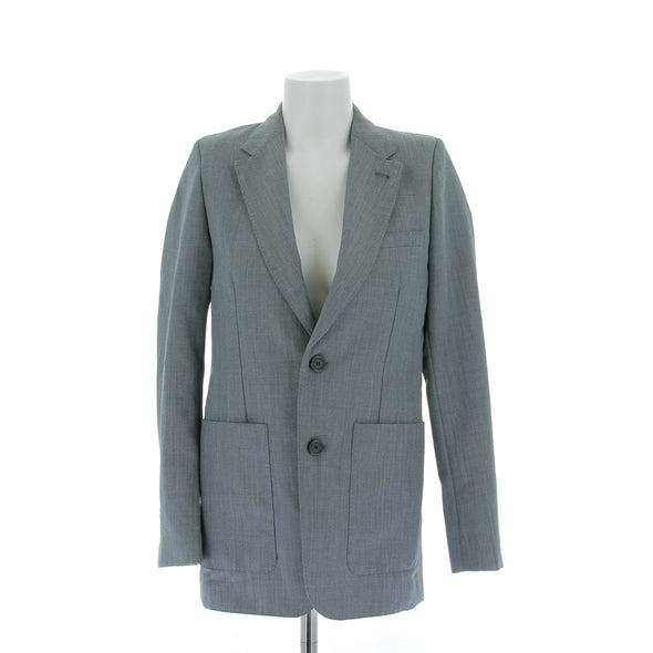 Blazer en laine gris