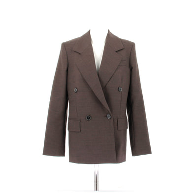 Blazer en laine marron