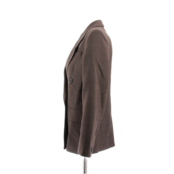 Blazer en laine marron