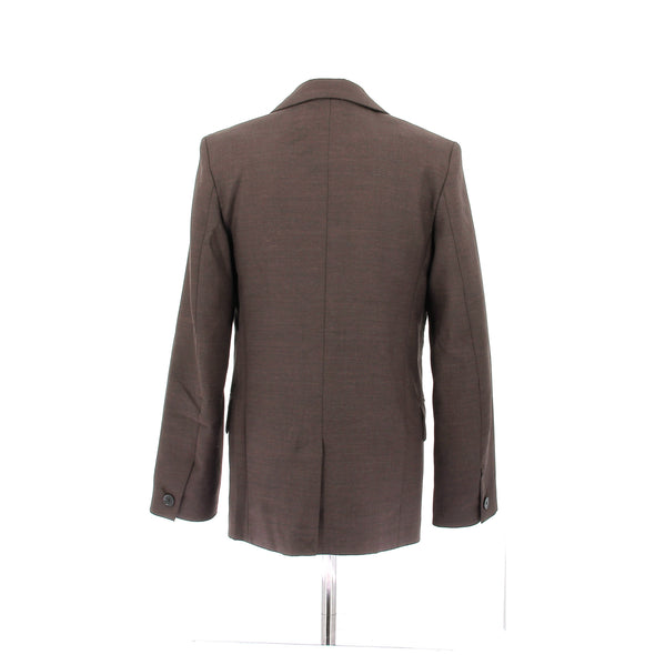 Blazer en laine marron