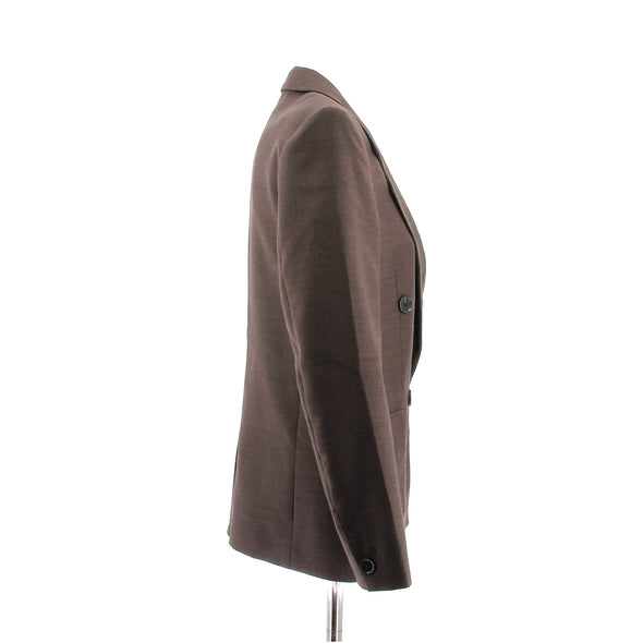 Blazer en laine marron