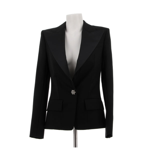 Blazer en laine noir