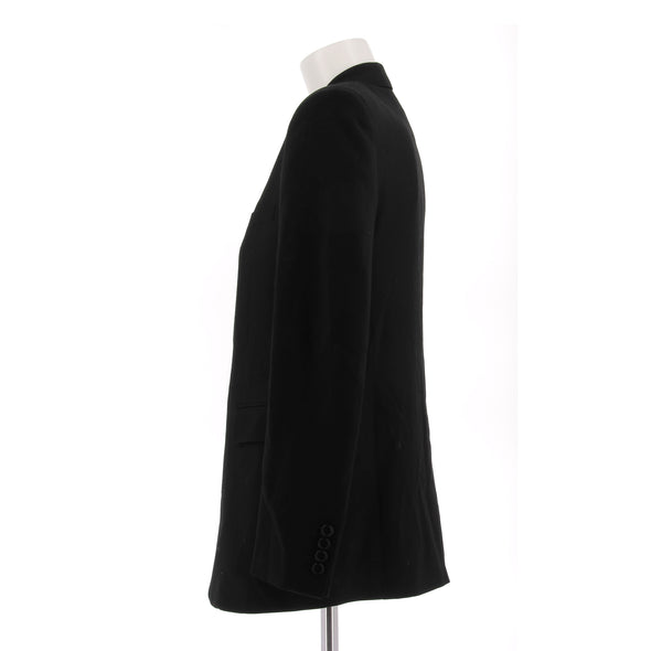 Blazer noir en laine