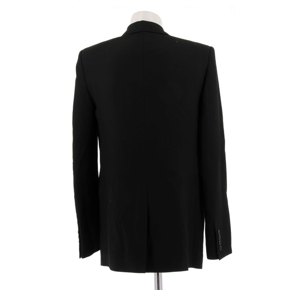 Blazer noir en laine