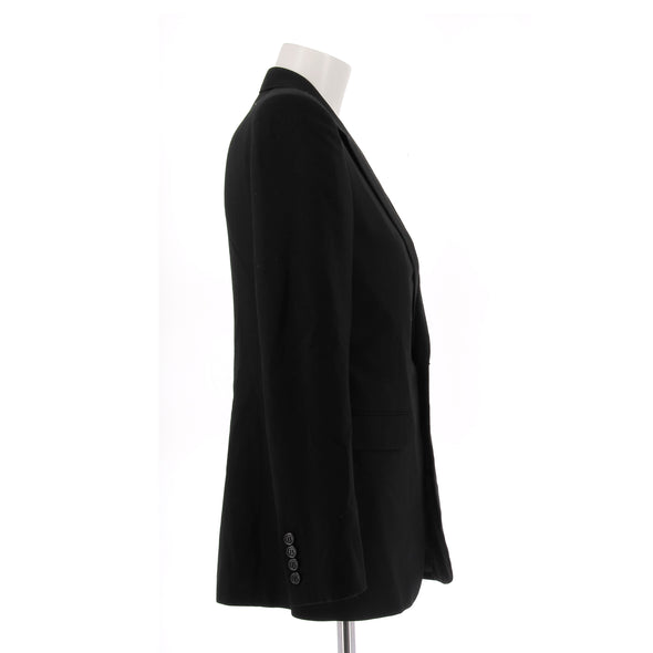 Blazer noir en laine