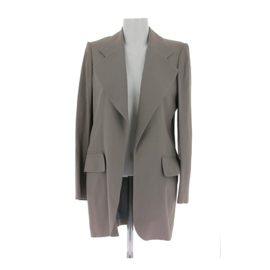 Veste en laine taupe
