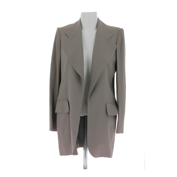 Veste en laine taupe