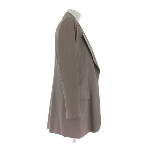 Veste en laine taupe