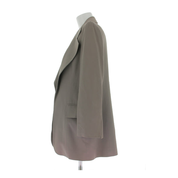 Veste en laine taupe