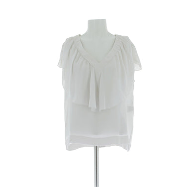 Blouse en soie grise