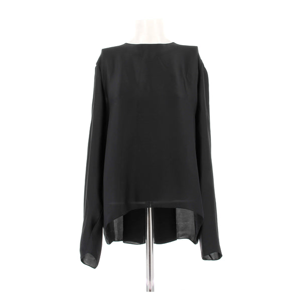 Blouse noire à manches longues