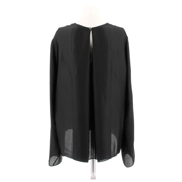 Blouse noire à manches longues