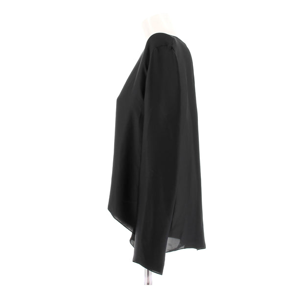 Blouse noire à manches longues