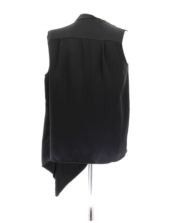 Blouse satinée