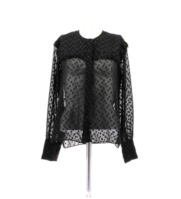 Blouse à pois