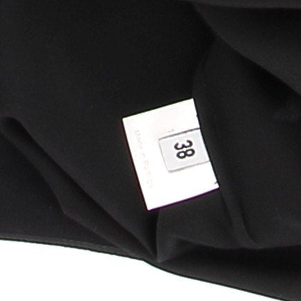 Blouse en soie noire