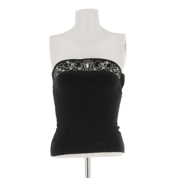 Top Bustier noir