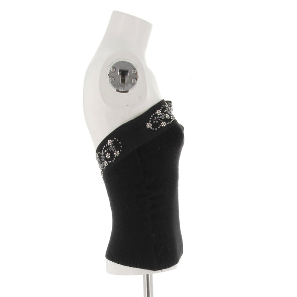 Top Bustier noir