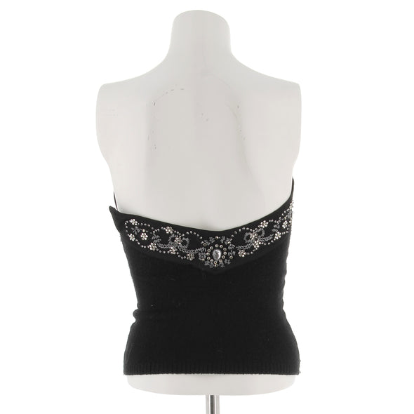 Top Bustier noir