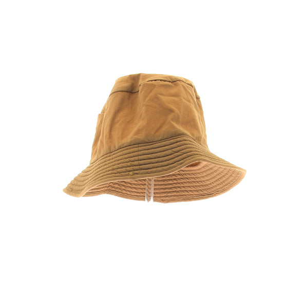 Bob en tissu marron