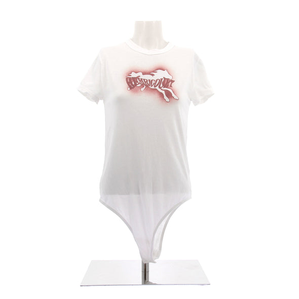 Body blanc à imprimé