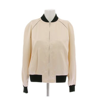 Bomber satiné beige