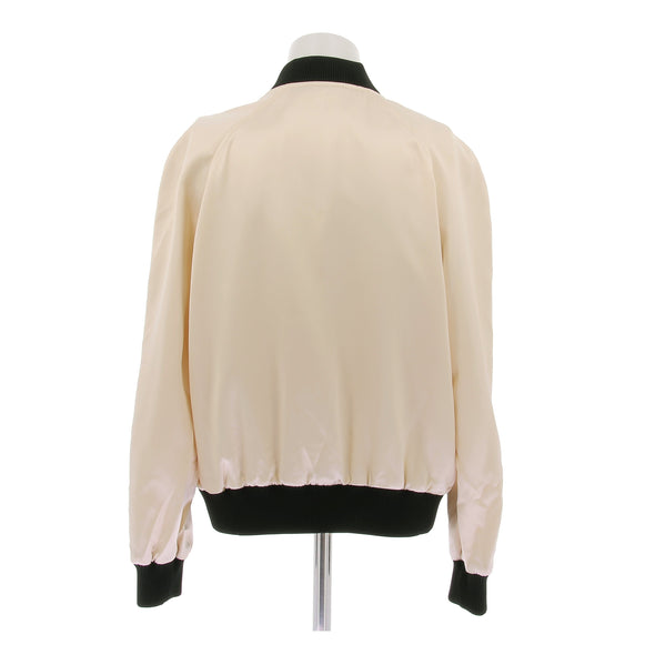 Bomber satiné beige