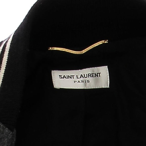 Bombers gris en laine