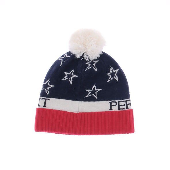 Bonnet en laine tricolore