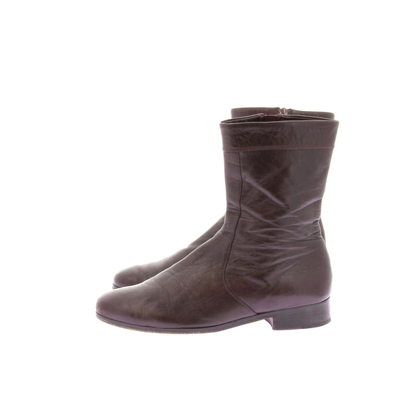Bottines en cuir