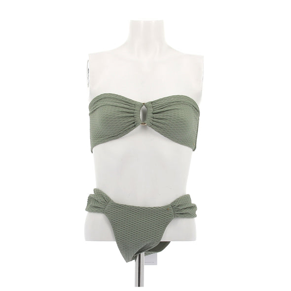 Maillot de bain deux pièces kaki
