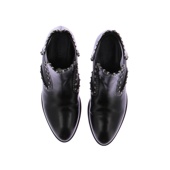 Bottines en cuir
