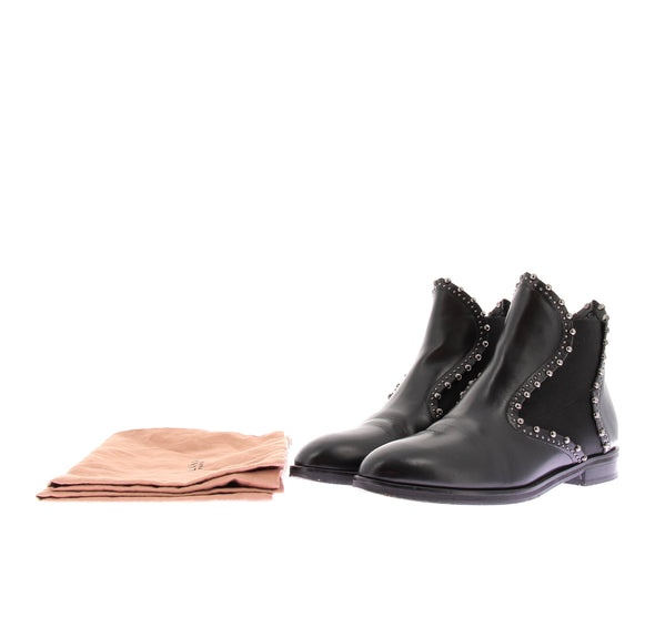 Bottines en cuir