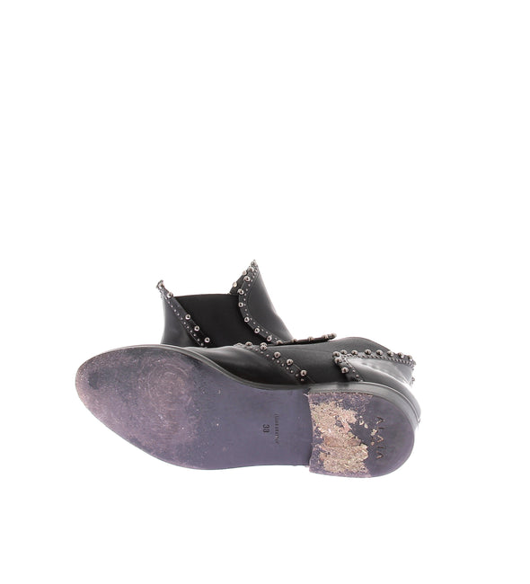 Bottines en cuir